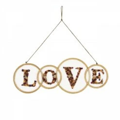 Fleurs Séchées Suspension Murale 86x2x33cm -Terre et Verdure 0b3eed0f8f775c28