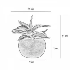 Plante Verte Artificielle Pot Effet Bois 14cm -Terre et Verdure 35863c0b96920df6