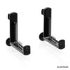 LECHUZA Supports Pour Balconnière X2 En Polypropylène, Noir 2 LECHUZA Supports Pour Balconnière X2 En Polypropylène, Noir -Terre et Verdure 382602 007