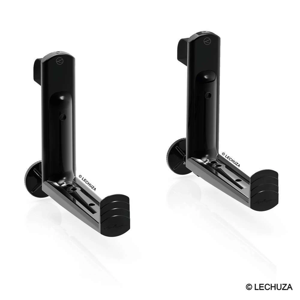 LECHUZA Supports Pour Balconnière X2 En Polypropylène, Noir 3 LECHUZA Supports Pour Balconnière X2 En Polypropylène, Noir