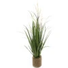Plante Artificielle Avec Fleurs Blanches Avec Pot En Jute -Terre et Verdure 63dd4fb534f5d8.07151044
