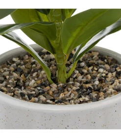 ATMOSPHERA Plante Verte Artificielle Pot En Céramique H 30 Cm -Terre et Verdure 63eb35da98c0c9.50187807