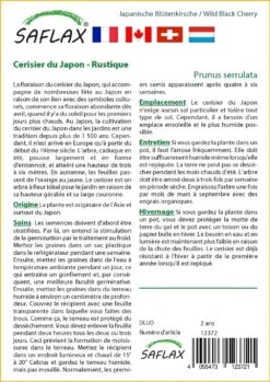 Kit De Culture - Cerisier Du Japon - 30 Graines - Prunus Serrulata -Terre et Verdure 64064157603ec8.18852446