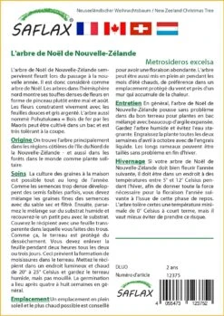 Kit De Culture - L'arbre De Noël De Nouvelle-zélande - 300 Graines - Metrosideros Excelsa 11 Kit De Culture - L'arbre De Noël De Nouvelle-zélande - 300 Graines - Metrosideros Excelsa -Terre et Verdure 6406415d43fb13.76934822