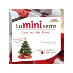 Mini Serre 6 Pots Sapins De Noël -Terre et Verdure 6414b2d9463347.87026618