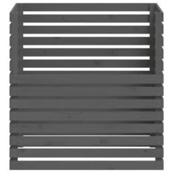 VIDAXL Composteur Gris 100x100x102 Cm Bois Massif De Pin 13 VIDAXL Composteur Gris 100x100x102 Cm Bois Massif De Pin -Terre et Verdure 643028fdf3e8d8.18912961