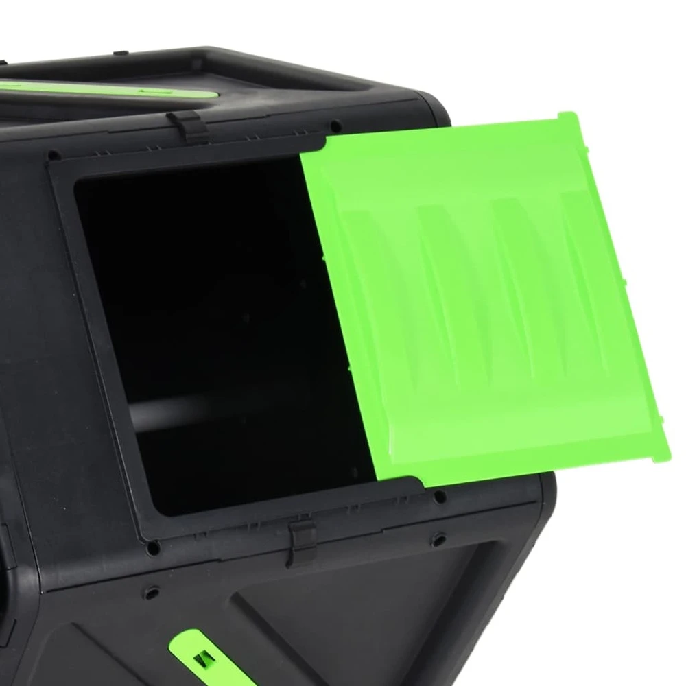 VIDAXL Composteur à Tambour à Double Chambre 88x60x74 Cm 210 L Pp 9 VIDAXL Composteur à Tambour à Double Chambre 88x60x74 Cm 210 L Pp – Image 7