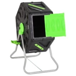 VIDAXL Composteur à Tambour 60x43x74 Cm 70 L Polypropylène -Terre et Verdure 6430290adb1754.90195056