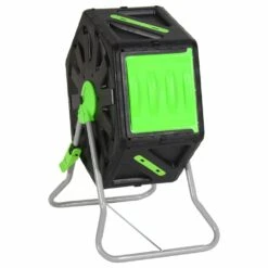 VIDAXL Composteur à Tambour 60x43x74 Cm 70 L Polypropylène -Terre et Verdure 6430290addf115.23494876