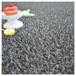 Gazon Synthétique Happy Party - Couleur Gris Foncé - Classé Feu - 20mm - 1m X 5m