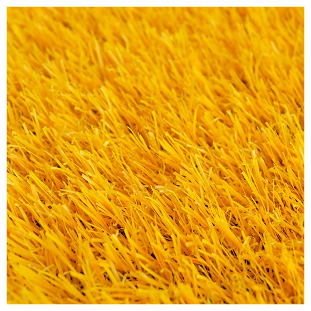 Gazon Synthétique Peps - Couleur Jaune Orangé - 20mm - 2m X 2m 5 Gazon Synthétique Peps - Couleur Jaune Orangé - 20mm - 2m X 2m – Image 3