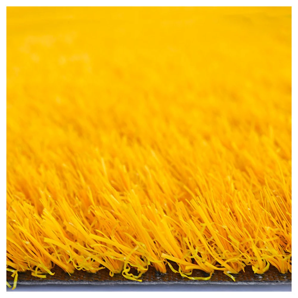 Gazon Synthétique Peps - Couleur Jaune Orangé - 20mm - 2m X 2m 6 Gazon Synthétique Peps - Couleur Jaune Orangé - 20mm - 2m X 2m – Image 4
