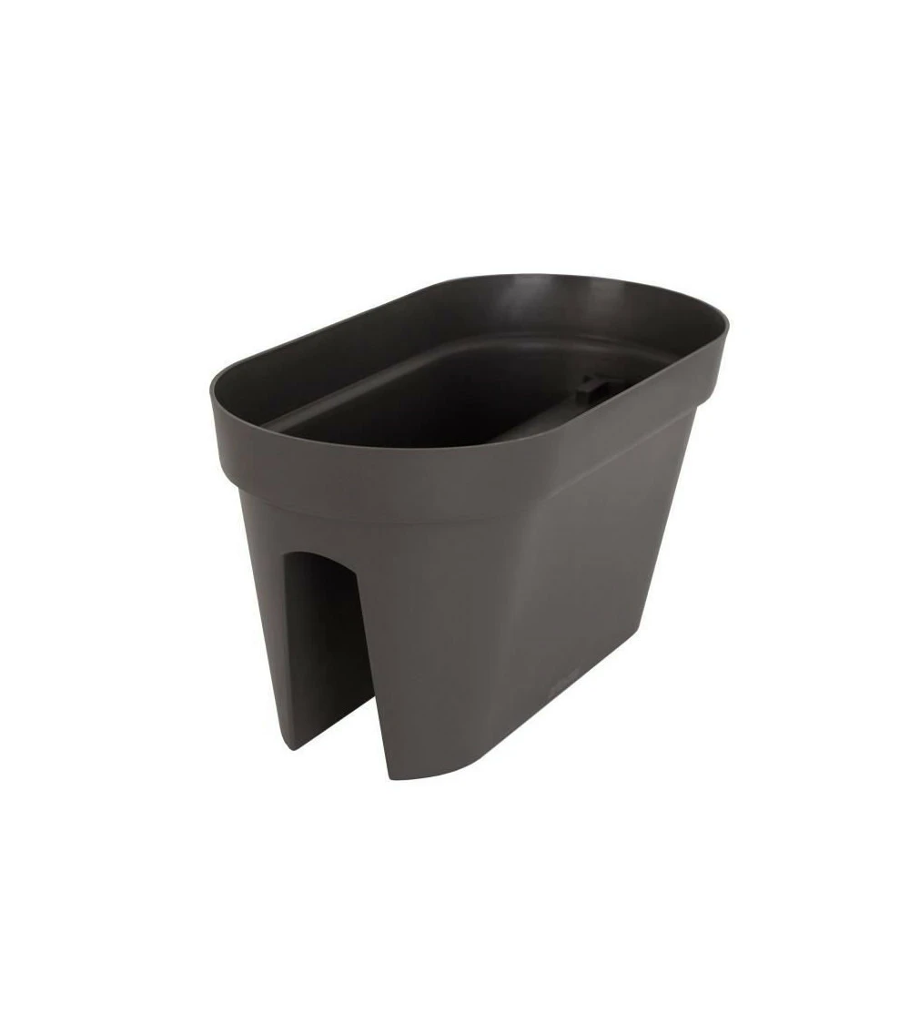 Jardiniere Pour Balcon Capri - 30 X 60 X H 30 Cm - 26,8 L - Gris Anthracite 3 Jardiniere Pour Balcon Capri - 30 X 60 X H 30 Cm - 26,8 L - Gris Anthracite