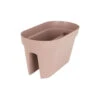 Jardiniere Pour Balcon Capri - 30 X 60 X H 30 Cm - 26,8 L - Gris Taupe -Terre et Verdure 645cf54f93d459.98152095