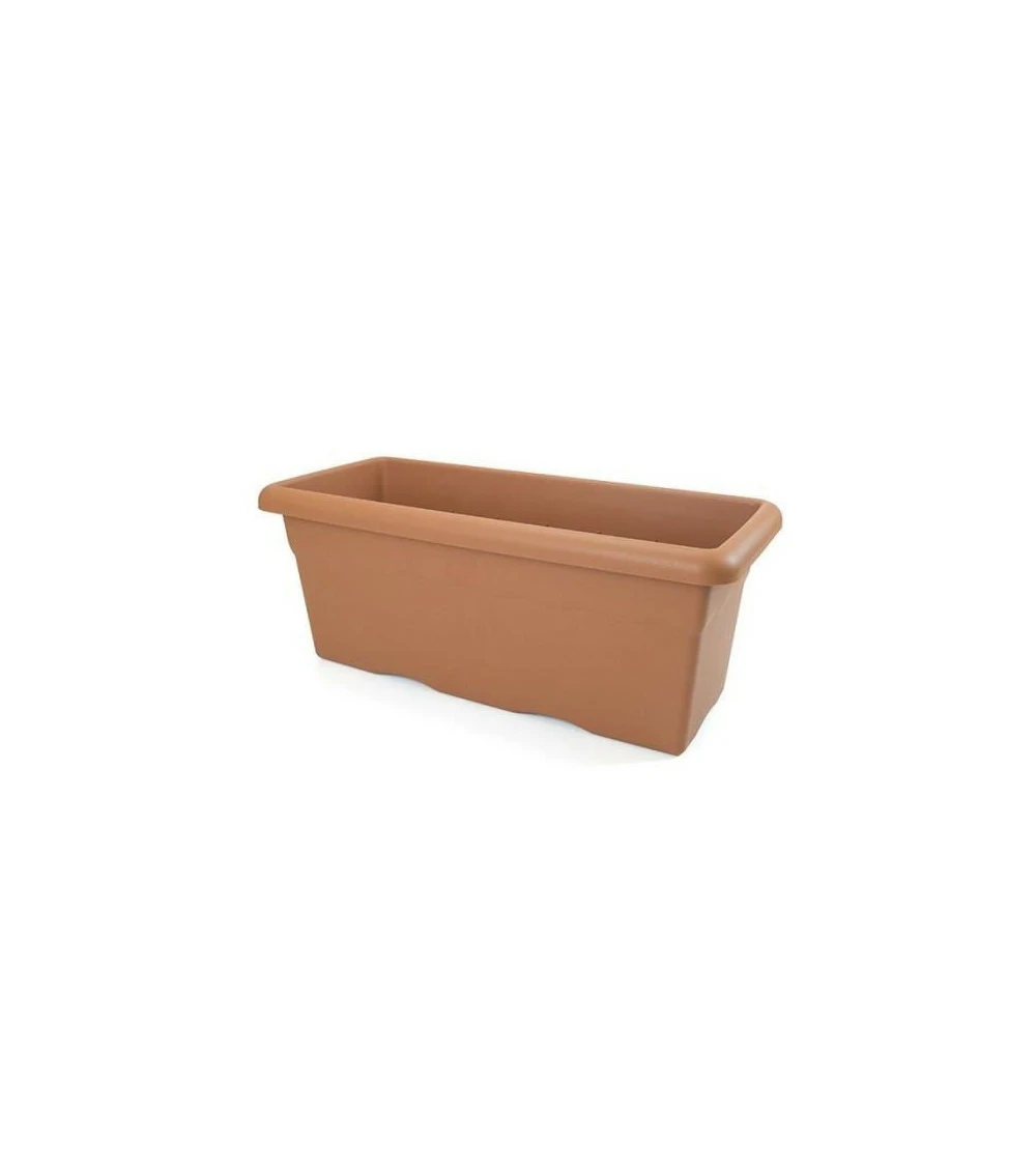 Jardiniere Rectangulaire ø 100 X 44 Cm - Terracotta 3 Jardiniere Rectangulaire ø 100 X 44 Cm - Terracotta