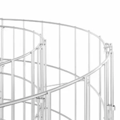 VIDAXL Composteur De Jardin ø50x100 Cm Acier Galvanisé -Terre et Verdure 6462266742d9e8.48409992