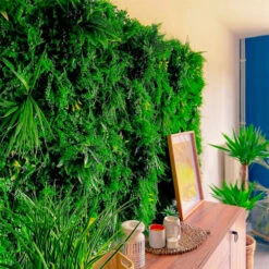Mur Végétal Artificiel Fougère Dense Prix/m² -Terre et Verdure 646fa622a2f0f1.08571637