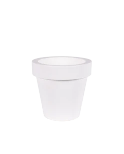 Pot De Fleurs Magnolia 80 ø80x76cm - Blanc