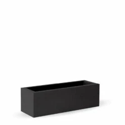 Jardinière Jara 100x40x36cm - Noir