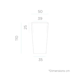 Pot De Fleurs Melisa 50 50x50x110cm - Anthracite 6 Pot De Fleurs Melisa 50 50x50x110cm - Anthracite -Terre et Verdure 6470a3651c8f25.80597751