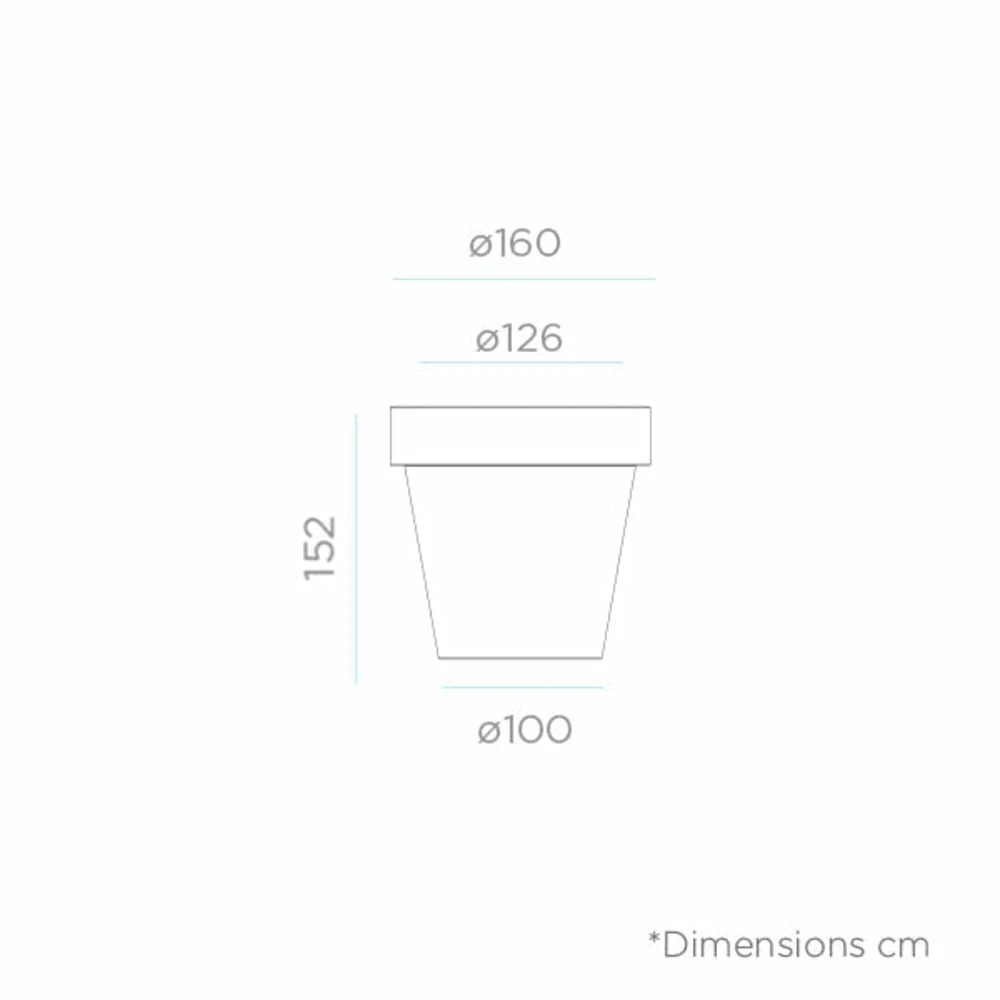 Pot De Fleurs Magnolia 160 ø160x152cm - Bronze 5 Pot De Fleurs Magnolia 160 ø160x152cm - Bronze – Image 3