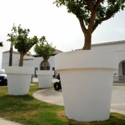 Pot De Fleurs Magnolia 120 ø120x114cm - Blanc -Terre et Verdure 6470a36c999712.75885788