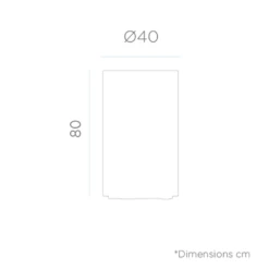 Pot De Fleurs Hortensia 40 High ø40x80cm - Bronze -Terre et Verdure 6470a36dbf0980.25852101