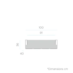 Jardinière Jara 100x40x36cm - Bronze 7 Jardinière Jara 100x40x36cm - Bronze -Terre et Verdure 6470a379b42ac7.57102868