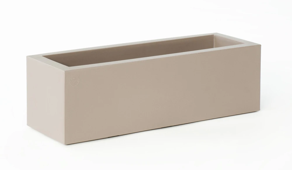 Jardinière Jara 100x40x36cm - Taupe 3 Jardinière Jara 100x40x36cm - Taupe