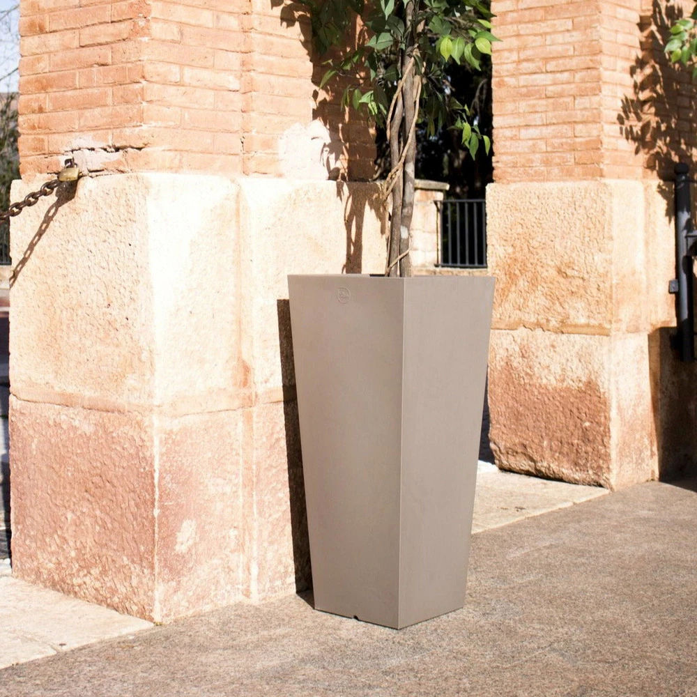 Pot De Fleurs Melisa 40 40x40x90cm - Anthracite 5 Pot De Fleurs Melisa 40 40x40x90cm - Anthracite – Image 3