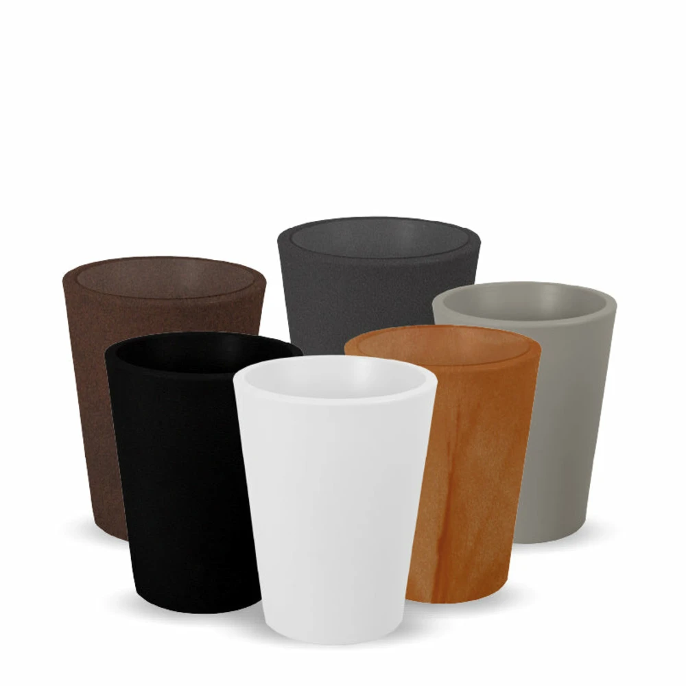 Pot De Fleurs Gerbera ø50x59,5cm - Bronze 5 Pot De Fleurs Gerbera ø50x59,5cm - Bronze – Image 3