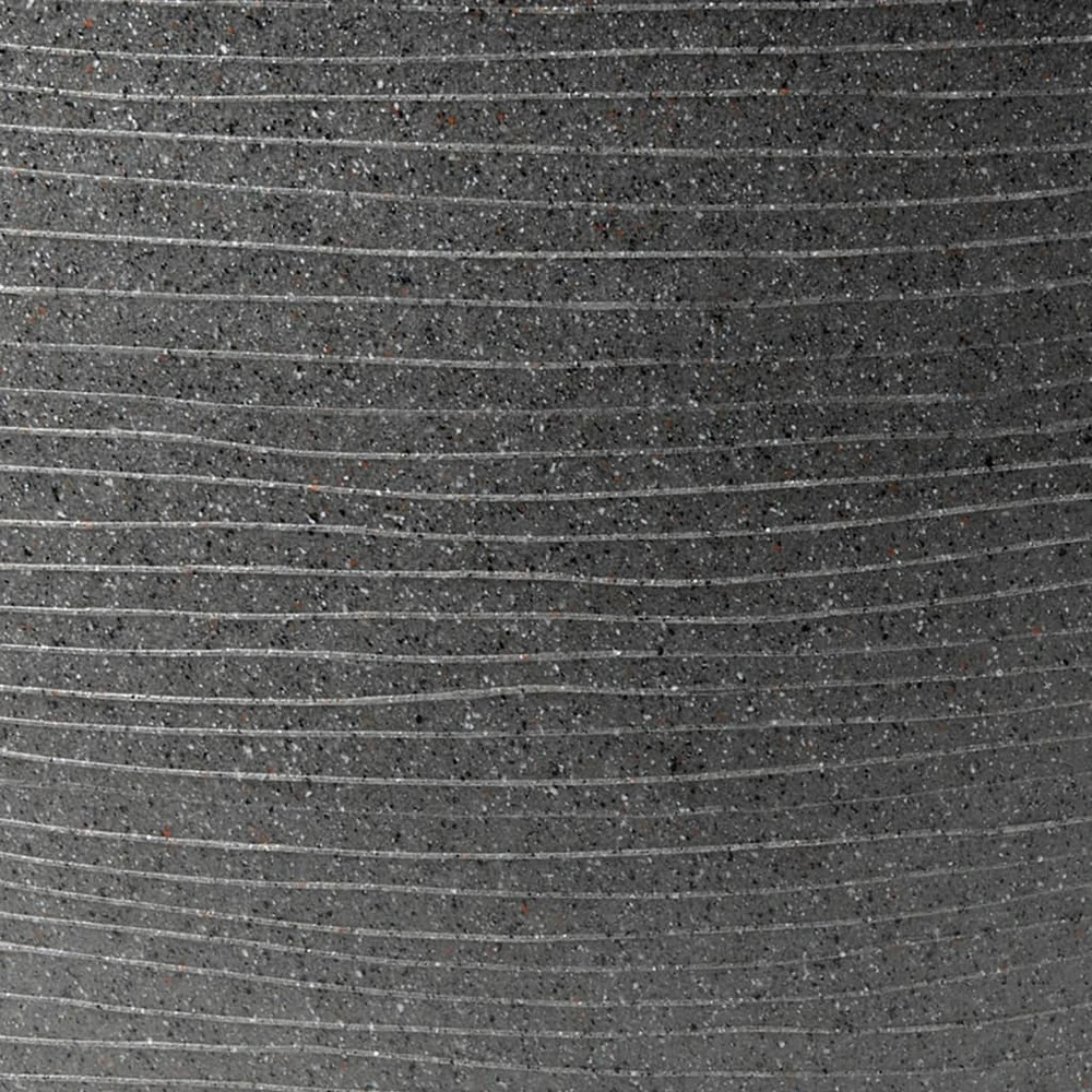 Pot à Plantes Conique Bas Arc Granite 34x25 Cm Anthracite 3 Pot à Plantes Conique Bas Arc Granite 34x25 Cm Anthracite – Image 2