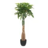 ATMOSPHERA Plante Artificielle Arbre Pachira En Pot H 110 Cm -Terre et Verdure 64821b7870b882.69135120