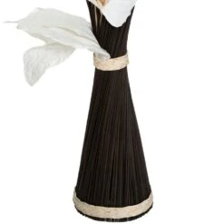 ATMOSPHERA Fagot De Fleurs Et Tiges Séchées Blanc Et Noir D. 36 X H. 100 Cm -Terre et Verdure 64821bbb535164.87538122