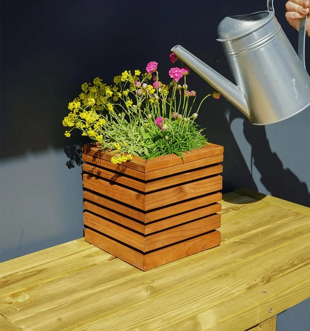 Bac à Fleurs Carré - 4,2 L - Lign Z 4 Bac à Fleurs Carré - 4,2 L - Lign Z – Image 2