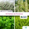 Kit Aromatique Herbes De Provence – 4 Variétés- Lot De 4 Plants En Godet -Terre et Verdure 6495cf995a3955.42198467