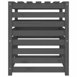 VIDAXL Composteur Gris 63,5x63,5x77,5 Cm Bois Massif De Pin 15 VIDAXL Composteur Gris 63,5x63,5x77,5 Cm Bois Massif De Pin -Terre et Verdure 6499e3c394d254.90358549