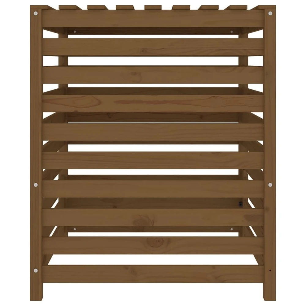 VIDAXL Composteur Marron Miel 82,5x82,5x99,5 Cm Bois Massif De Pin 9 VIDAXL Composteur Marron Miel 82,5x82,5x99,5 Cm Bois Massif De Pin – Image 7