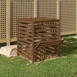 VIDAXL Composteur Marron Miel 82,5x82,5x99,5 Cm Bois Massif De Pin 11 VIDAXL Composteur Marron Miel 82,5x82,5x99,5 Cm Bois Massif De Pin -Terre et Verdure 6499e3c4710235.70535362