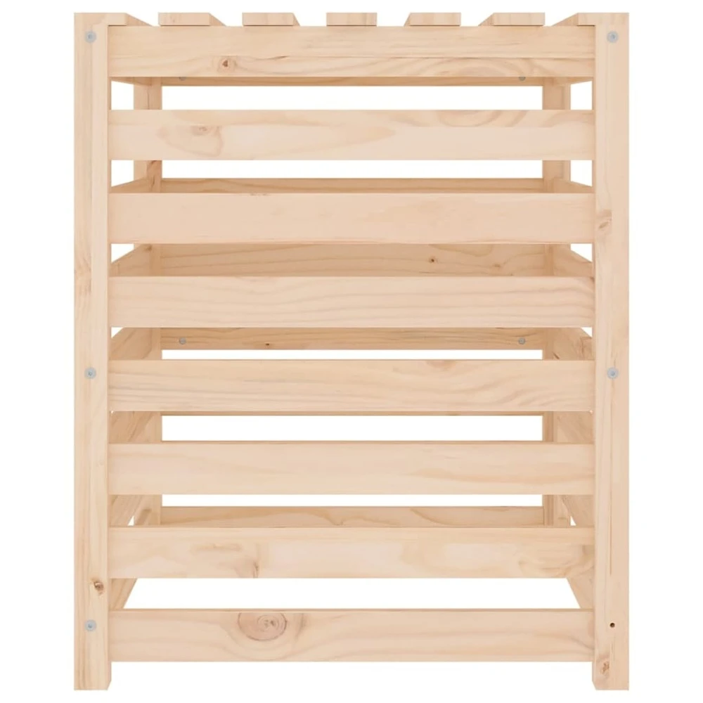 VIDAXL Composteur 63,5x63,5x77,5 Cm Bois Massif De Pin 9 VIDAXL Composteur 63,5x63,5x77,5 Cm Bois Massif De Pin – Image 7