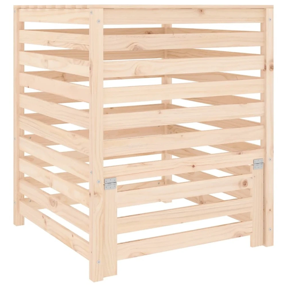 VIDAXL Composteur 82,5x82,5x99,5 Cm Bois Massif De Pin 3 VIDAXL Composteur 82,5x82,5x99,5 Cm Bois Massif De Pin
