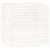 VIDAXL Composteur Blanc 100x100x102 Cm Bois Massif De Pin 1 VIDAXL Composteur Blanc 100x100x102 Cm Bois Massif De Pin -Terre et Verdure 6499e3c8922152.65438173