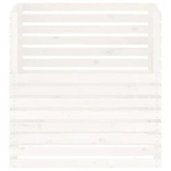 VIDAXL Composteur Blanc 100x100x102 Cm Bois Massif De Pin 13 VIDAXL Composteur Blanc 100x100x102 Cm Bois Massif De Pin -Terre et Verdure 6499e3c89b2e70.02321663