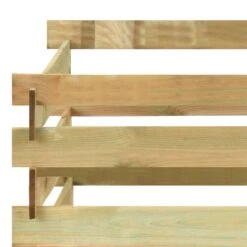 VIDAXL Composteur De Jardin à Lattes 100x100x80cm Bois De Pin Imprégné -Terre et Verdure 6499e3ca54aef2.31462900