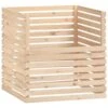 VIDAXL Composteur 100x100x102 Cm Bois Massif De Pin 1 VIDAXL Composteur 100x100x102 Cm Bois Massif De Pin -Terre et Verdure 6499e3cadb7770.34222533