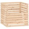 VIDAXL Composteur 80x80x78 Cm Bois Massif De Pin -Terre et Verdure 6499e3cc90a264.14335072