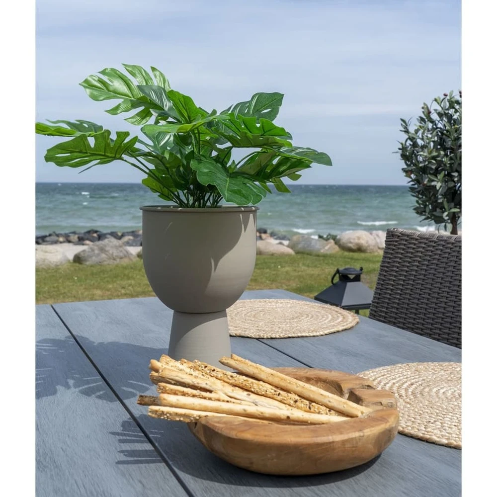 Amalfi Flowerpot Pot De Fleurs En Gris Beige 7 Amalfi Flowerpot Pot De Fleurs En Gris Beige – Image 5