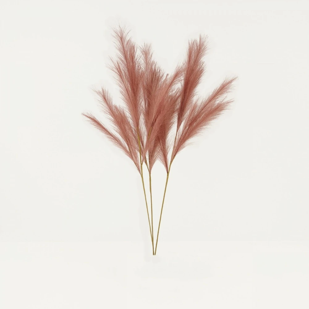 Plumeau Artificiel Terracotta 110cm Lot De 3 3 Plumeau Artificiel Terracotta 110cm Lot De 3