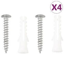 VIDAXL Supports De Panier Suspendu Avec Jardinières 4 Pcs Noir Acier -Terre et Verdure bd2fce6cb2a55e0a