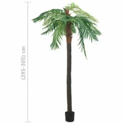 VIDAXL Palmier Phoenix Artificiel Avec Pot 305 Cm Vert -Terre et Verdure d4fee673f7664f56